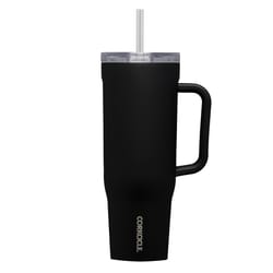 Corkcicle Cruiser 40 oz Matte Black Insulated Straw Tumbler