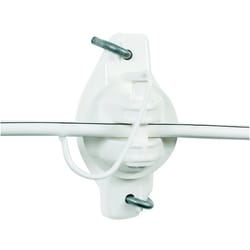 Gallagher Wood Post Pin Lock Insulator White