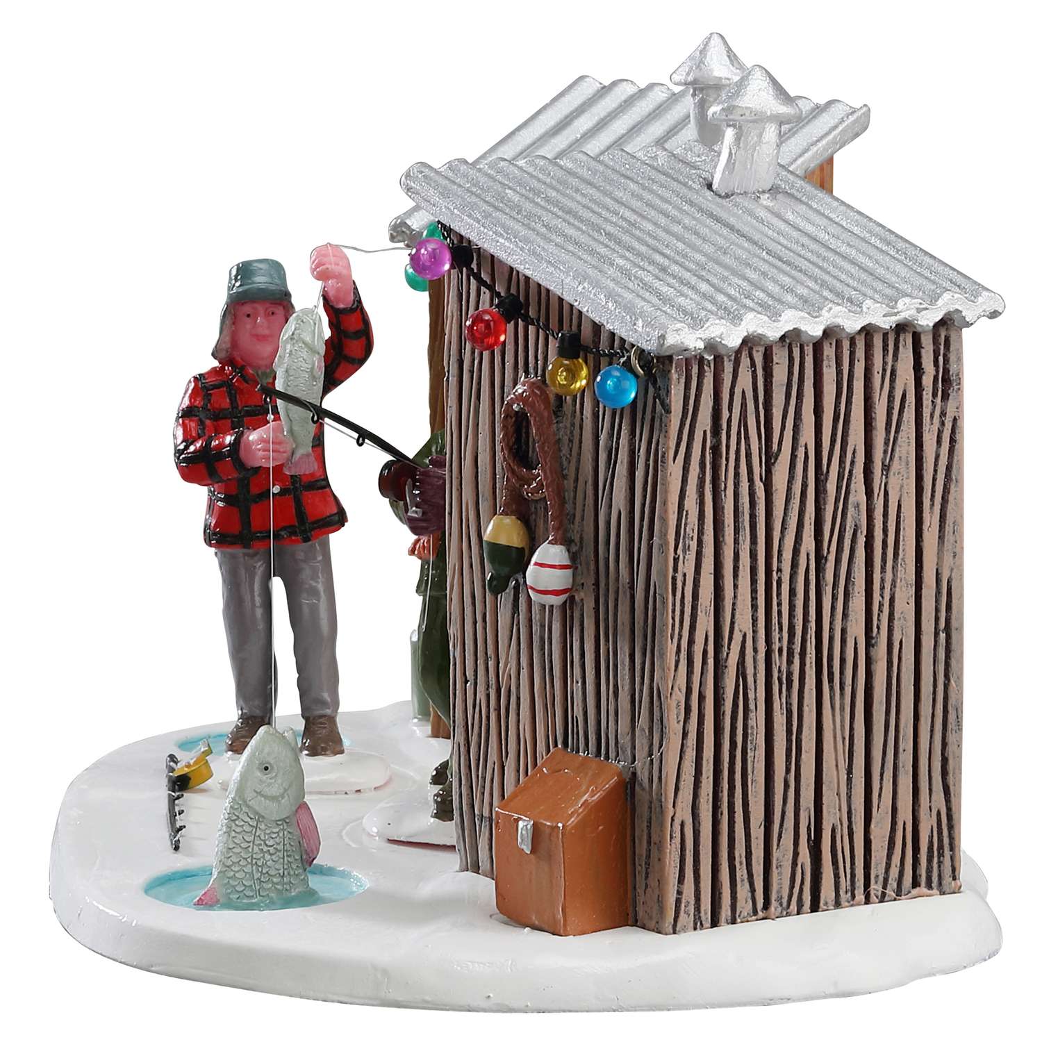 Lemax Multicolored Friendly Competition Christmas Village 4.5 in