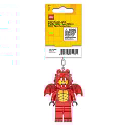 LEGO Plastic Red Dragon Keychain w/LED Light