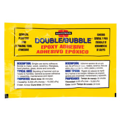 Truper Hardman Double/Bubble Medium Strength Epoxy Adhesive 1 pk