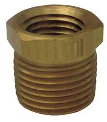 JMF Company 3/8 in. MPT X 1/8 in. D FPT Brass Hex Bushing