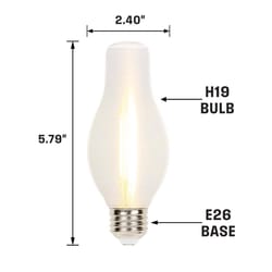 Westinghouse Irregular E26 (Medium) LED Bulb Warm White 60 Watt Equivalence 1 pk