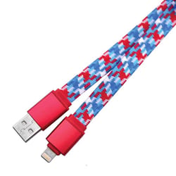 Blazing Voltz Lightning to USB Cable 3 ft. Assorted