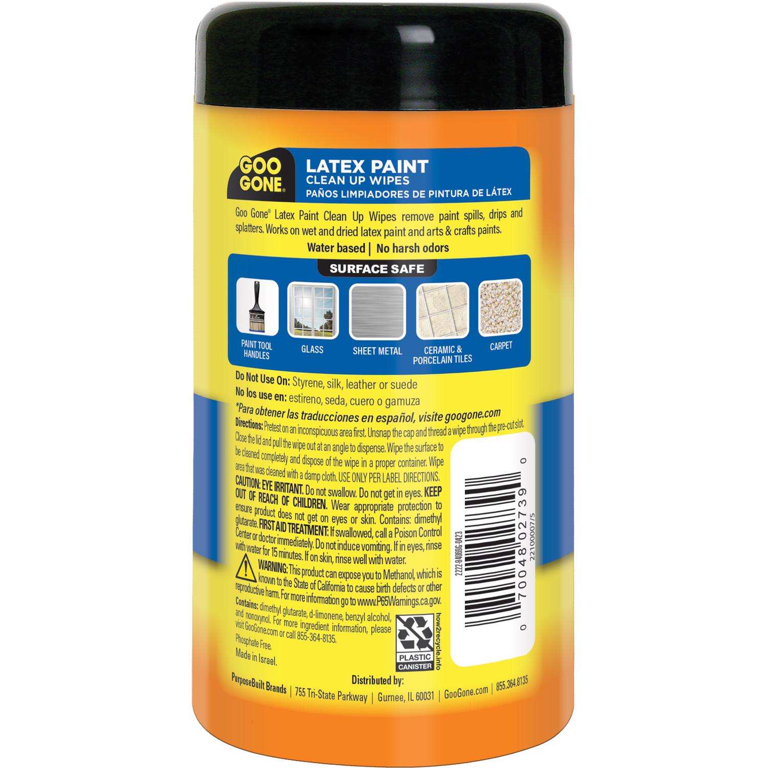 Goo Gone® Latex Paint Clean-Up Wipes - 50 Count at Menards®