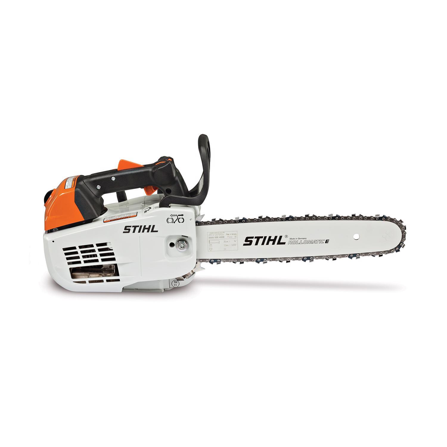 STIHL MS 201 T C-M 16 in. Rollomatic E Light Bar 35.2 cc Gas Chainsaw Picco  Super Chain PS3 3/8 in.