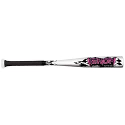 Franklin Venom 1200 White Aluminum Alloy Baseball Bat 25 in. 1 pk