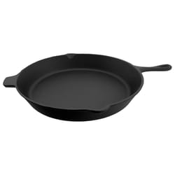 Old Mountain Cast Iron Skillet 15.25 in. Black