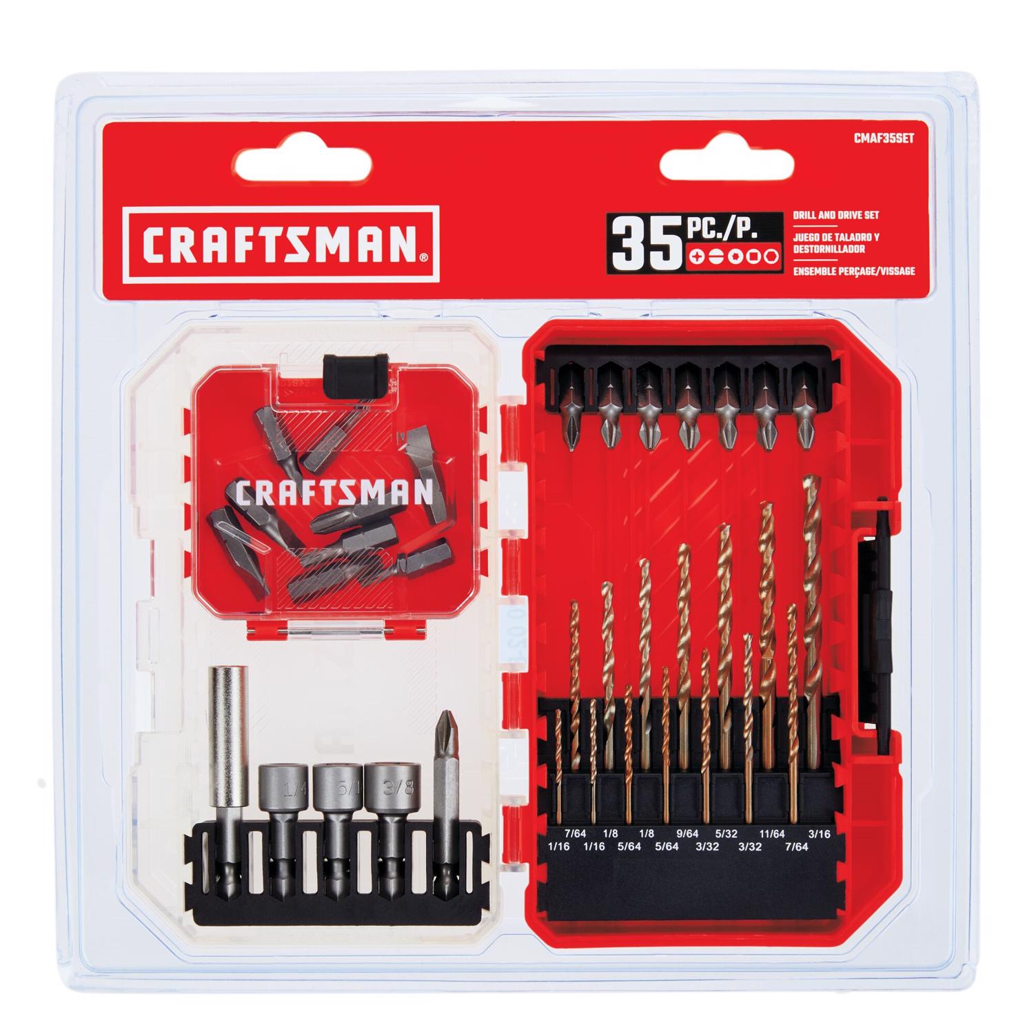 Craftsman Drill and Driver Bit Set 35 pc