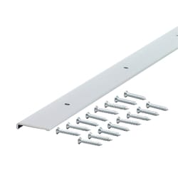M-D BUILDING PRODUCTS 0.25 in. H X 0.875 in. W X 96 in. L Satin Clear Clear Aluminum Trim