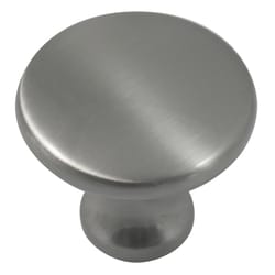 Laurey Kensington Round Cabinet Knob 1-3/8 in. D .85 in. Brushed Satin Nickel 1 pk