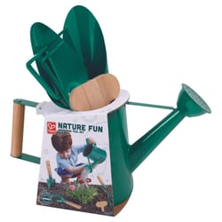 Hape Garden Tool Toy Green/Natural 6 pc