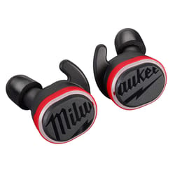 Milwaukee Redlithium Bluetooth Ear Plugs/Ear Phones With Mic Black/Red 1 pk