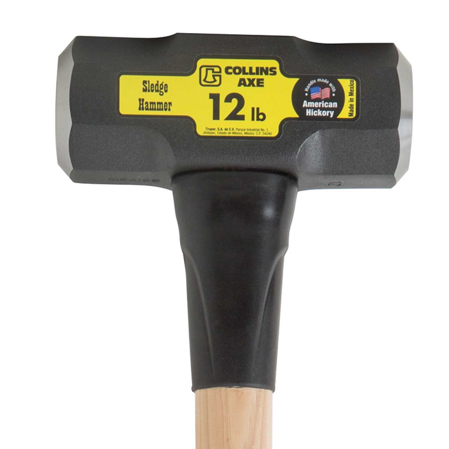 Collins 12 lb. High Carbon Steel Head Sledge Hammer 36 in. L x 2