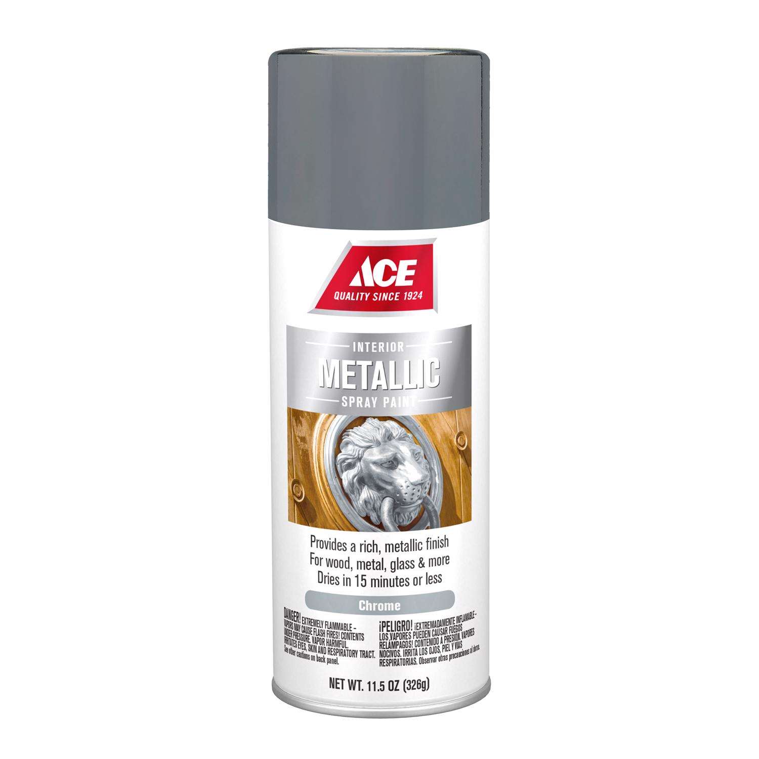 Ace Metallic Chrome Spray Paint 11.5 oz - Ace Hardware