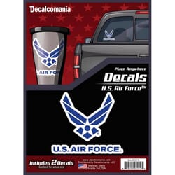 Decalcomania U.S. Air Force Car Sticker Vinyl 1 pk