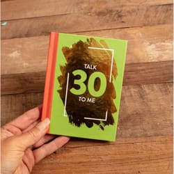 Scobie Boxer Gifts Talk 30 To Me Book