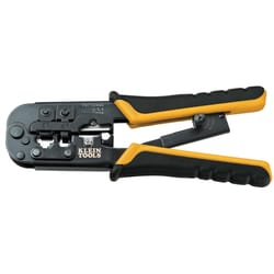 Klein Tools 7.5 in. Modular Crimper Black/Yellow 1 pk