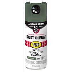 Rust-Oleum Stops Rust Satin Earthy Green Protective Enamel Spray Paint 12 oz