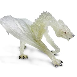 Safari Ltd. Dragons Glow in the Dark Cave Dragon Figure Toy White