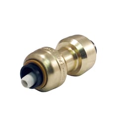 Apollo Tectite Push to Connect 1/4 in. PTC in to X 1/4 in. D PTC Brass Coupling