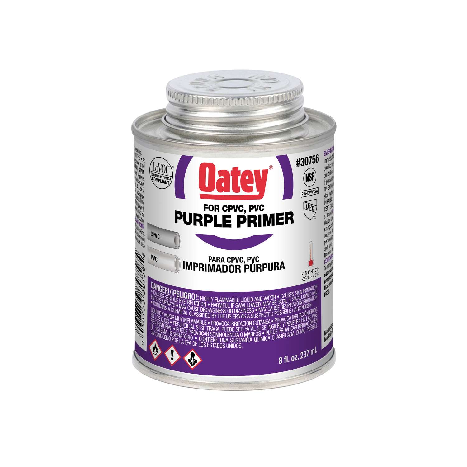 Oatey Purple Primer and Cement For CPVC/PVC 8 oz. Ace Hardware