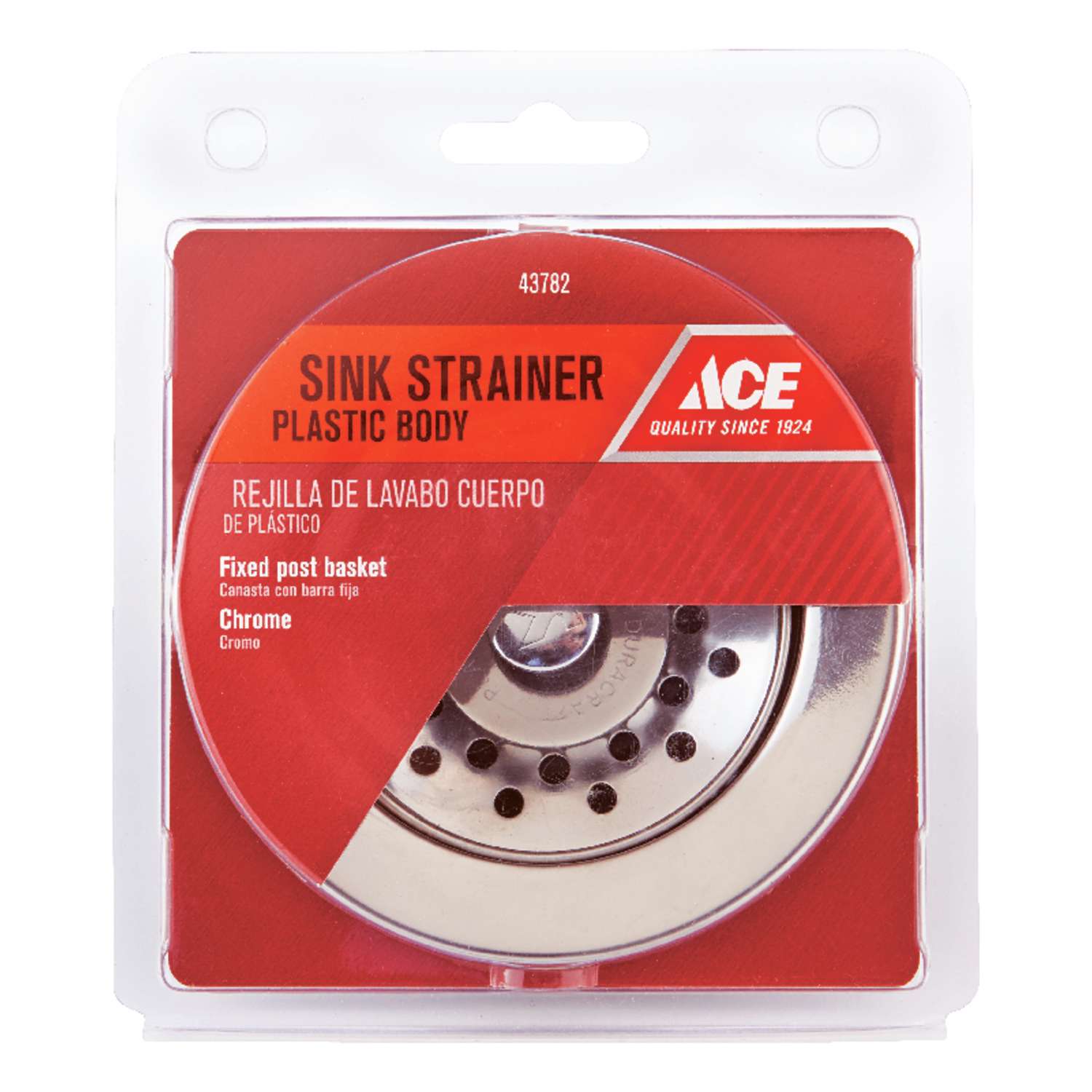 Ace 31/2 in. D Plastic Basket Strainer Assembly Ace Hardware