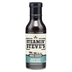 Steamin Steve's Sweet Heat Original BBQ Sauce 12 oz