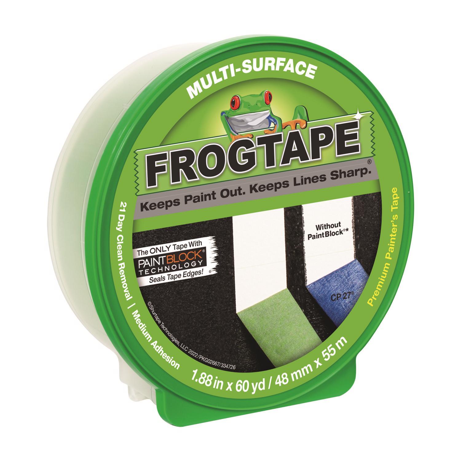 FrogTape 1.88 in. W X 60 yd L Green Medium Strength