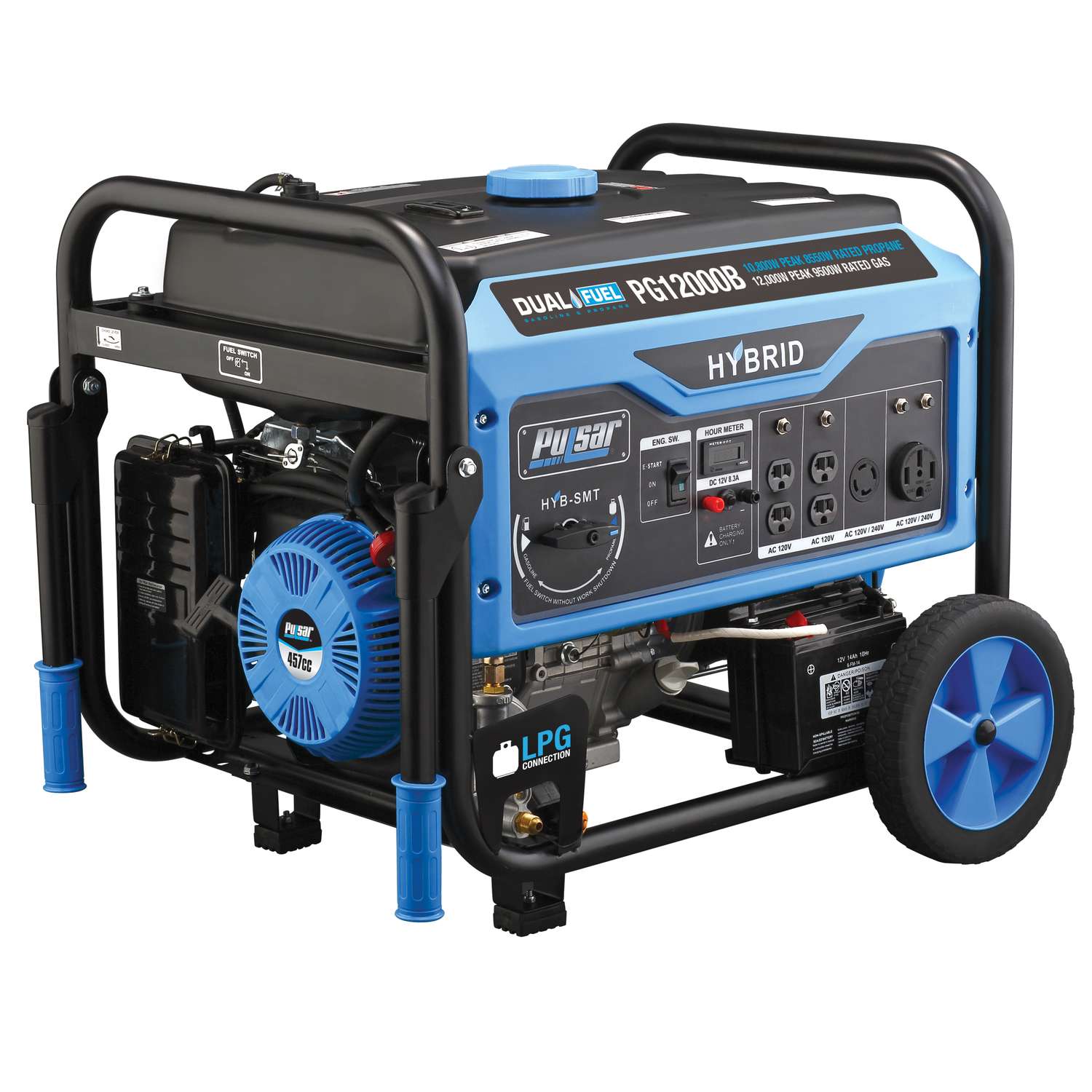 Pulsar 9500 W 120/240 V Gasoline or Propane Portable Generator Ace Hardware