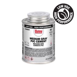 Oatey Gray Cement For PVC 8 oz