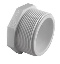 Charlotte Pipe Schedule 40 2 in. MPT X 2 in. D FPT PVC Plug