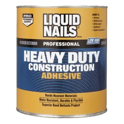 Liquid Nails  Heavy Duty  Acrylic Latex  Construction Adhesive  1 qt. 
