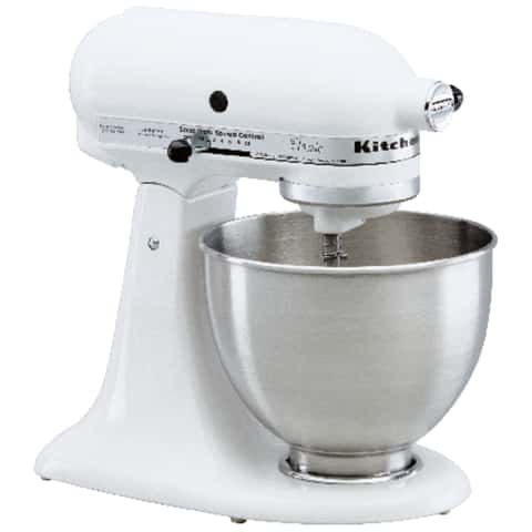 Kitchenaid Classic Stand Mixer 4.5 qt. 10 Stainless Steel White