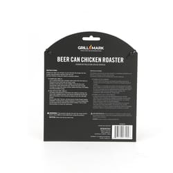 Grill Mark Steel Beer Can Poultry Roaster 6 in. L X 6 in. W 1 pk