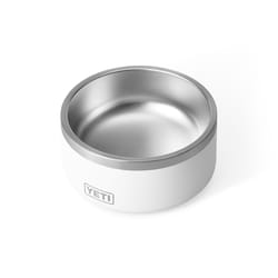 YETI Boomer White Stainless Steel 4 cups Pet Bowl For Dogs