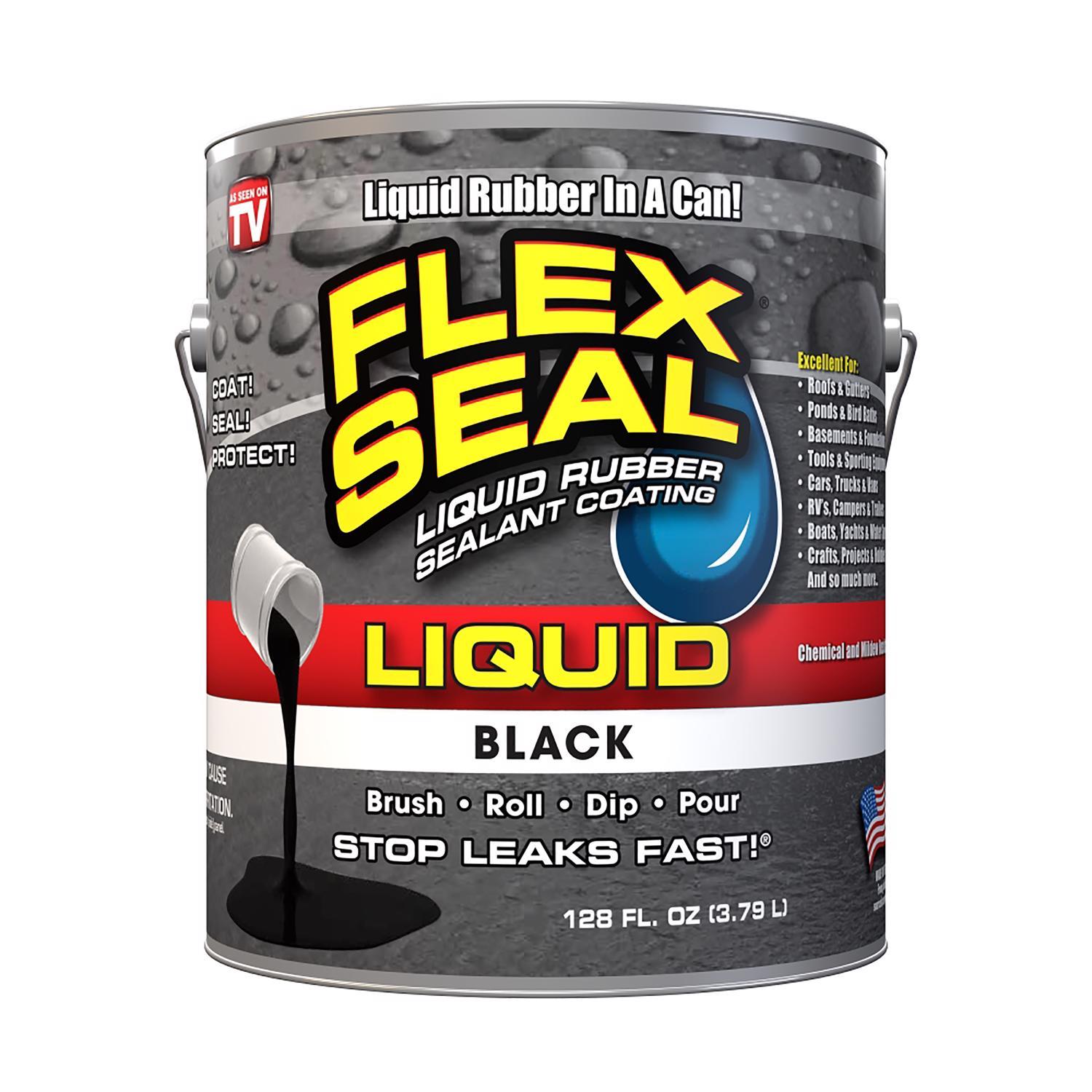 Flex Seal Family of Products Flex Seal Black Liquid Rubber Sealant Coating 1 gal Uae Electronic uaeelectronic.com