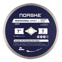 Norske 7 in. D X 5/8 in. Diamond Continuous Rim Circular Saw Blade 1 each