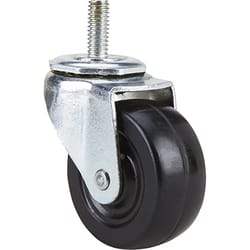 The Fairbanks Company 2 in. D Swivel Hard Rubber Caster 100 lb 1 pk