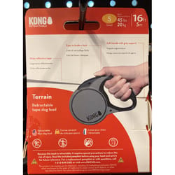 Kong Blue Plastic Dog Retractable Leash Small