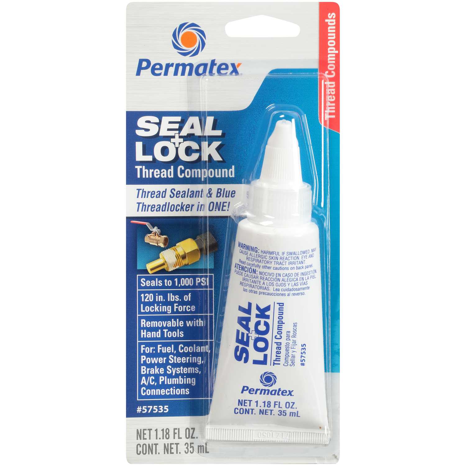 Permatex Seal + Lock Gel Silicone Adhesive Sealant 1.18 oz. Ace Hardware