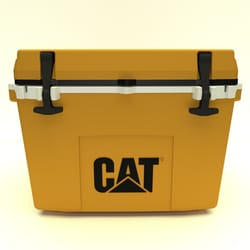 Cat Yellow 27 qt Cooler