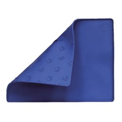 Prestige Prints Blue Plain Rubber Feeder Mat For All Pets
