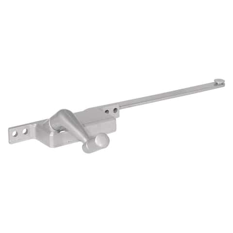 Prime-Line White Steel Left Single-Arm Casement Window Operator For Steel Framed Windows Prime-Line White Steel Left Single-Arm Casement Window Operator For Steel Framed Windows