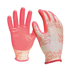 Digz Women's Indoor/Outdoor Gardening Gloves Pink S/M 3 pk