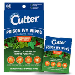 Cutter Poison Ivy Wipes 12 pk