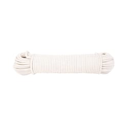 Koch Industries 7/32 in. D X 100 ft. L Natural Solid Braided Cotton Clothesline Rope