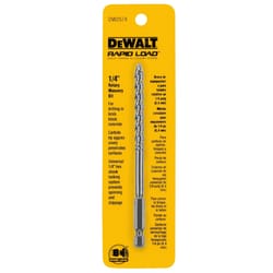 DeWalt 1/4 in. X 7 in. L Carbide Tipped Drill Bit Hex Shank 1 pc