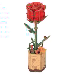 Robotime Red Rose Craft Kit Multicolored 106 pc