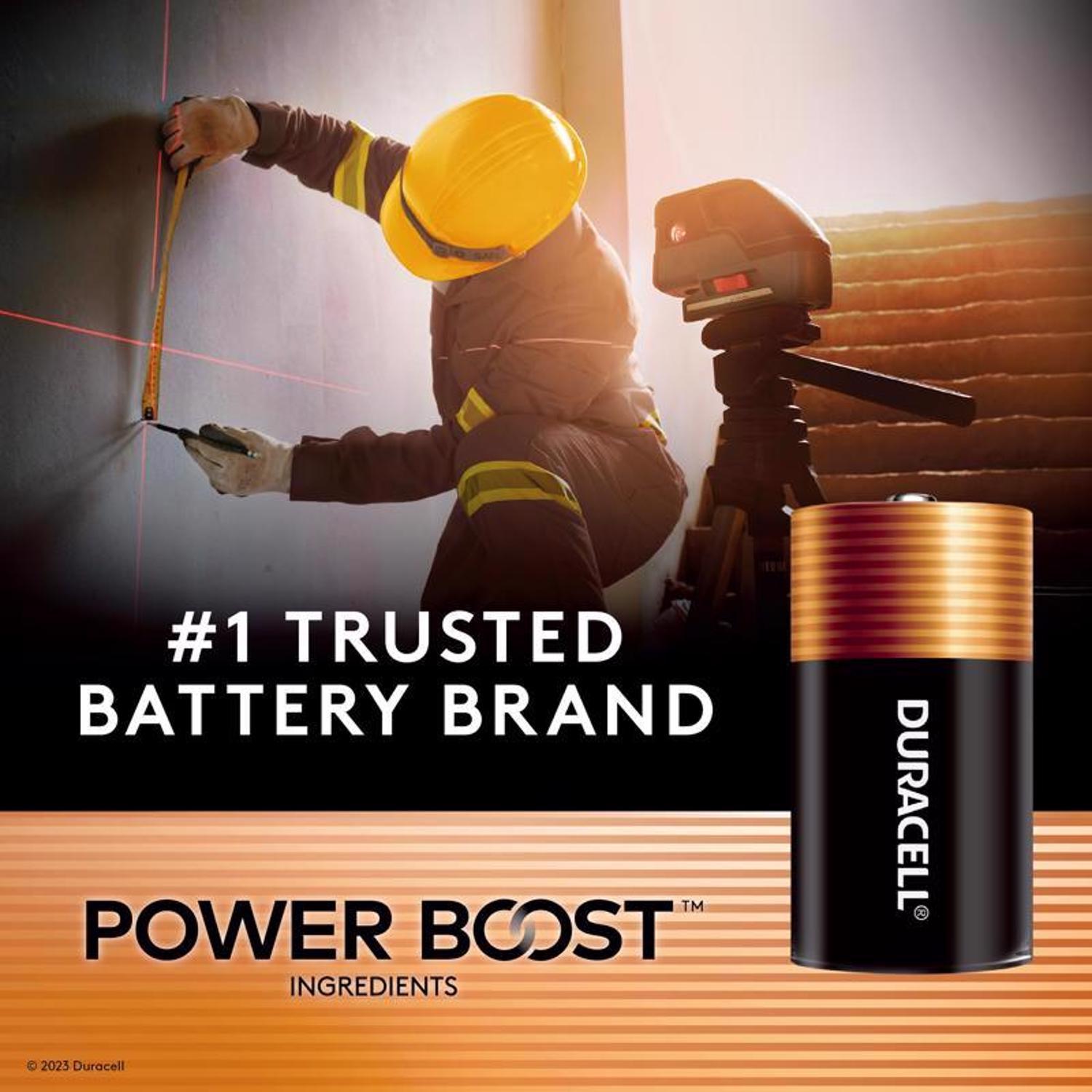 Duracell Coppertop D Alkaline Batteries 4 pk Carded